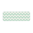 Search for green chevron return address labels Zigzag