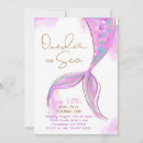 Search for mermaid 1st birthday invitations Summer mermaid party