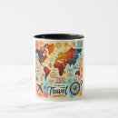 Search for map of the world mugs Wanderlust