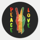 Search for peace love music stickers Jamaica