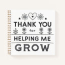 Search for thank you teacher notebooks Helping me grow