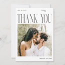 Search for double sided thank you cards Just married