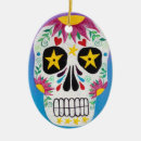 Recherche de crâne mexicain de sucre ornements Fleur