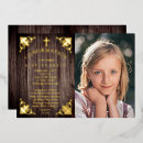 Search for rustic confirmation invitations Country
