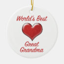 Search for great grandma ornaments Cute