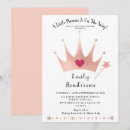Search for princess crown baby shower invitations Pretty
