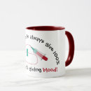 Search for funny phlebotomist mugs Blood