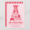 Search for oh what fun seasonal invitations Minimalist