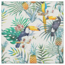 Search for tropical bird fabric Pineapple