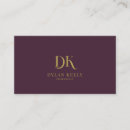 Search for maroon business cards Minimalist