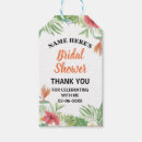 Recherche de tropical gift tags Merci les étiquettes
