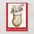 Search for cute mouse postcards Watercolor