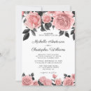 Search for dusty pink floral invitations Roses
