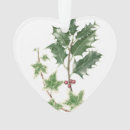 Recherche de feuille de houx ornements Baies
