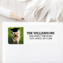 Search for cute dog return address labels Funny