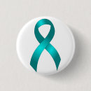 Search for cervical cancer ribbon buttons Ovarian cancer awareness