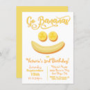 Recherche de banana anniversaire invitations Enfants