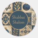 Search for judaica stickers Shabbat shalom