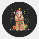 Search for funny poodle stickers Funny santa claus