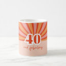 Search for 40th birthday for her mugs Retro
