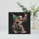 Search for sasquatch christmas cards Santa claus