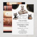 Search for cute halloween birthday invitations Black cat