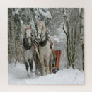 Search for horse and sleigh puzzles Horses