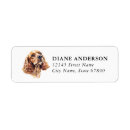 Search for cocker return address labels Cute