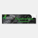Search for white ribbon bumper stickers Green