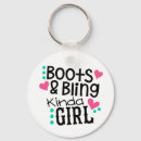 Search for bling bling keychains Cowgirl