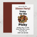 Search for gourmet invitations Dinner party