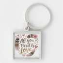 Search for all you need is love keychains Valentine