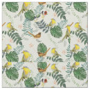 Search for green botanical fabric Birds
