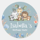 Search for birthday floral stickers Wild one