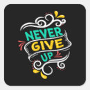 Search for never give up stickers Pink