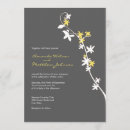 Recherche de jaune gris mariage invitations Tendance
