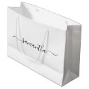 Search for black and white wedding gift bags Calligraphy
