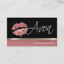 Search for avon business cards Cosmetologist