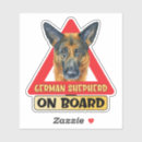 Search for funny german stickers German shepherd dog