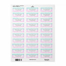 Search for bokeh return address labels Glitter