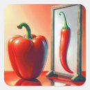 Search for red hot chili pepper stickers Vegetable