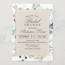 Search for winter floral bridal shower invitations Foliage