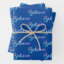 Search for believe wrapping paper Watercolor