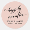 Search for light pink wedding stickers Calligraphy