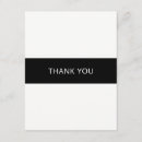 Search for black white stripes thank you cards Simple