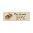 Search for pet rabbit return address labels Brown