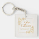 Search for just married keychains Bride and groom