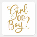 Search for boy or girl stickers Gold