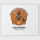 Search for happy halloween wrapping paper Pumpkindesigns