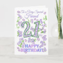 Search for female friend birthday cards Floral